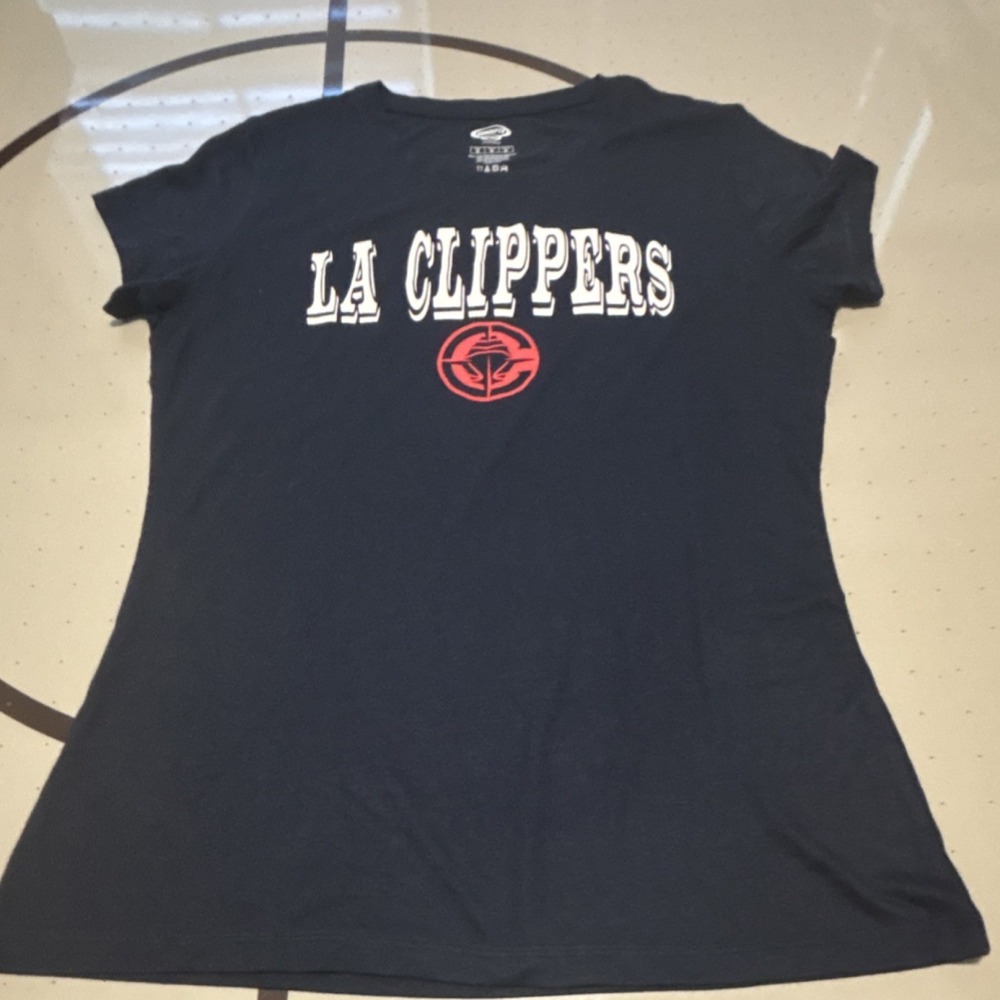 Concepts Sport NBA Los Angeles Clippers Navy Shirt Women Size M